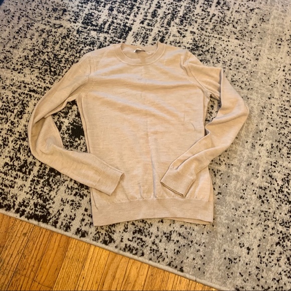 100% Merino Wool Sweater, Sz Medium, Tan Only - Picture 3 of 9